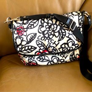 Coach, Daisy Floral Graphic, Flap Crossbody Bag, GUC